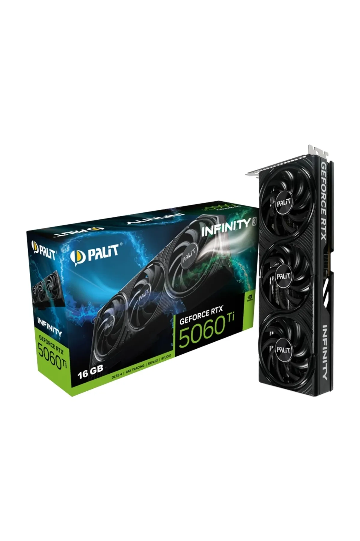 GeForce RTX5060Ti Infinity 3 16GB 128Bit GDDR7 Ekran Kartı NE7506T019T1-GB2061S